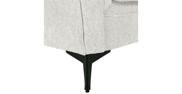 MEGASOFA in Chenille Beige - Beige/Schwarz, ROMANTIK / LANDHAUS, Textil/Metall (273/50-79/125cm) - Landscape