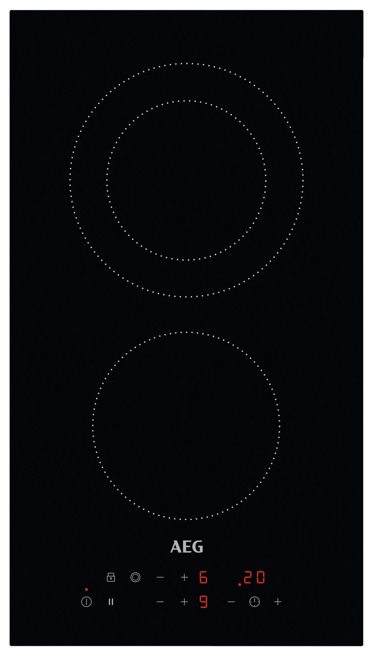 GLASKERAMIKKOCHFELD HRB32310CB  - Schwarz, Basics, Glas (29/52cm) - AEG