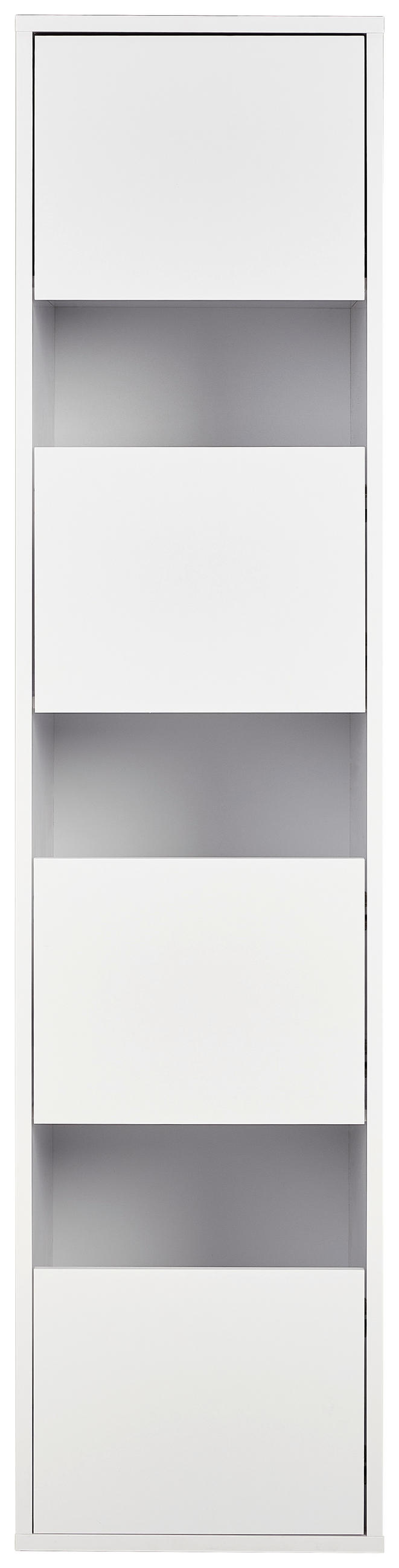 MULTISKÅP 50/210/67,5 cm 4-dörrar - vit, Basics, trämaterial (50/210/67,5cm) - Best Price