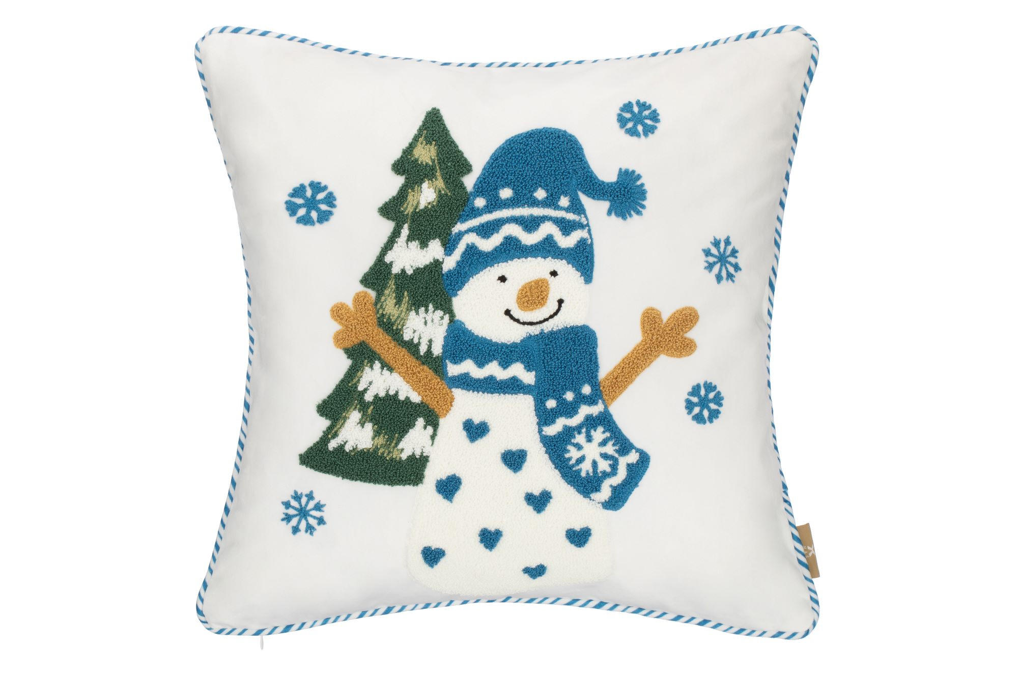 POŤAH NA VANKÚŠ  45/45 cm - modrá, textil (45/45cm) - X-Mas