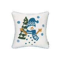 POŤAH NA VANKÚŠ  45/45 cm - modrá, textil (45/45cm) - X-Mas