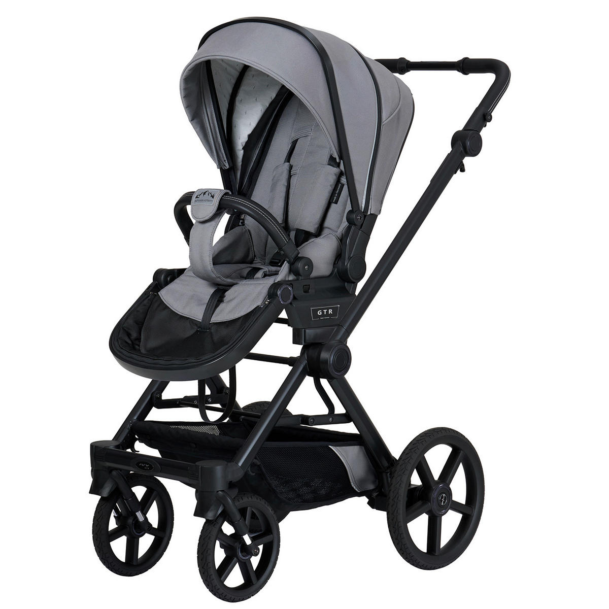 KINDERWAGENSET IVY GTR Outdoor HB  - Schwarz/Grau, Basics, Textil/Metall (94/58/119cm) - Hartan