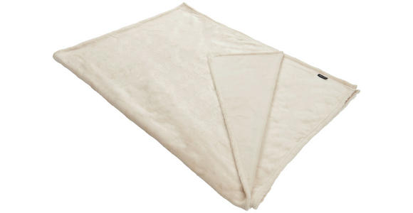 DECKE 150/200 cm  - Beige, Basics, Textil (150/200cm) - Novel