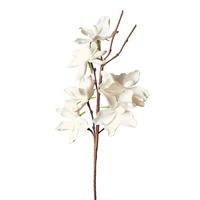 FLOARE ARTIFICIALĂ - alb/verde, Basics, plastic (102cm)