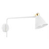 WANDLEUCHTE 24/57/15 cm   - Goldfarben/Weiß, Basics, Metall (24/57/15cm)