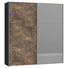 SCHWEBETÜRENSCHRANK 2-türig Bronzefarben, Schwarz - Silberfarben/Schwarz, Design, Glas/Holzwerkstoff (202,5/220/65cm) - Jutzler SCHWEBETÜRENSCHRANK 2-türig Bronzefarben, Schwarz - Silberfarben/Schwarz, Design, Glas/Holzwerkstoff (202,5/220/65cm) - Jutzler