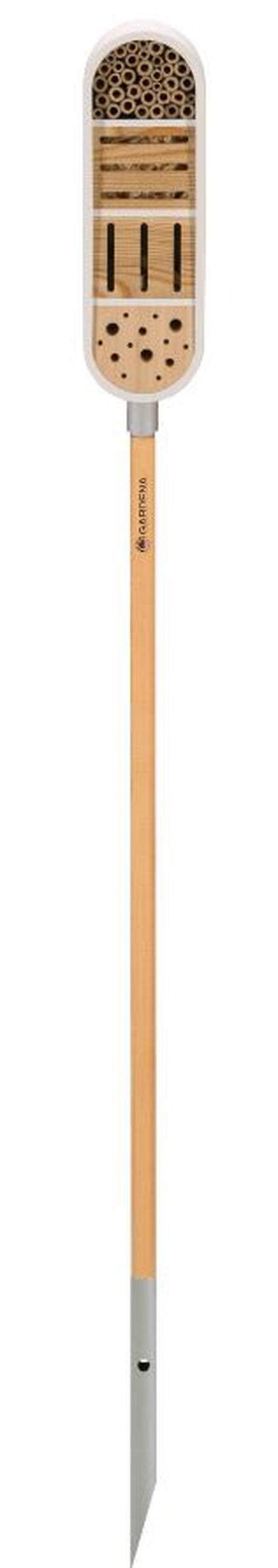 CLICK UP STIEL  - Silberfarben/Braun, Basics, Holz/Metall (116,8/3,3/3,3cm) - Gardena