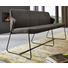 SITZBANK Webstoff Anthrazit, Grau - Anthrazit/Grau, Design, Textil/Metall (180cm) - Musterring