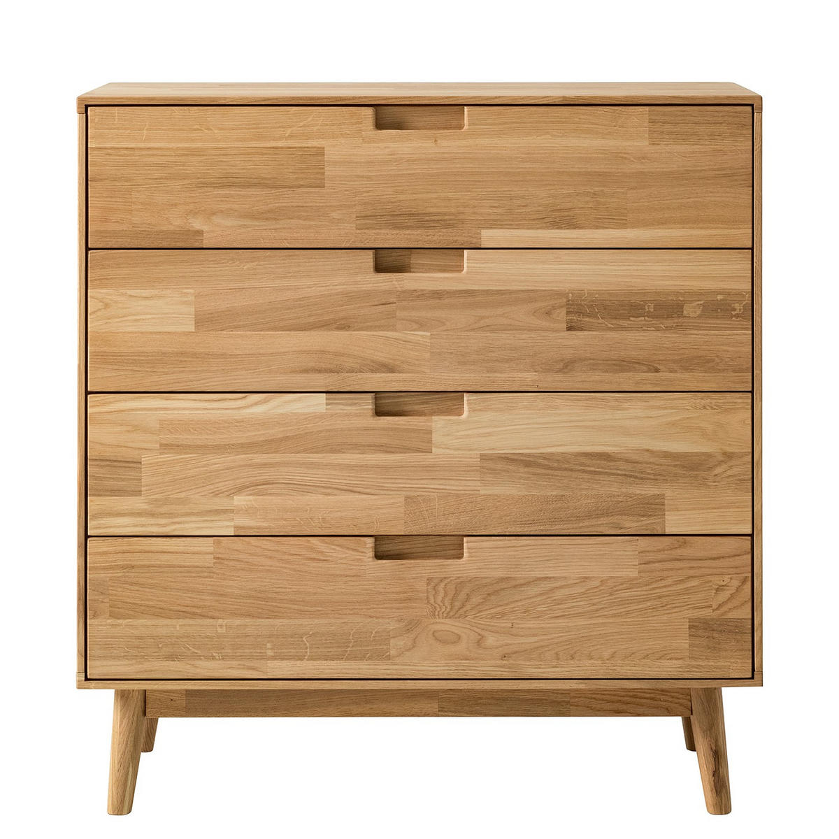 KOMMODE  in 80/89,1/40 cm  - Wildeiche, Natur, Holz (80/89,1/40cm) - home24