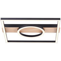 LED-PANEEL Maureen   - Schwarz/Braun, Design, Holz/Kunststoff (5/42/40cm) - Brilliant