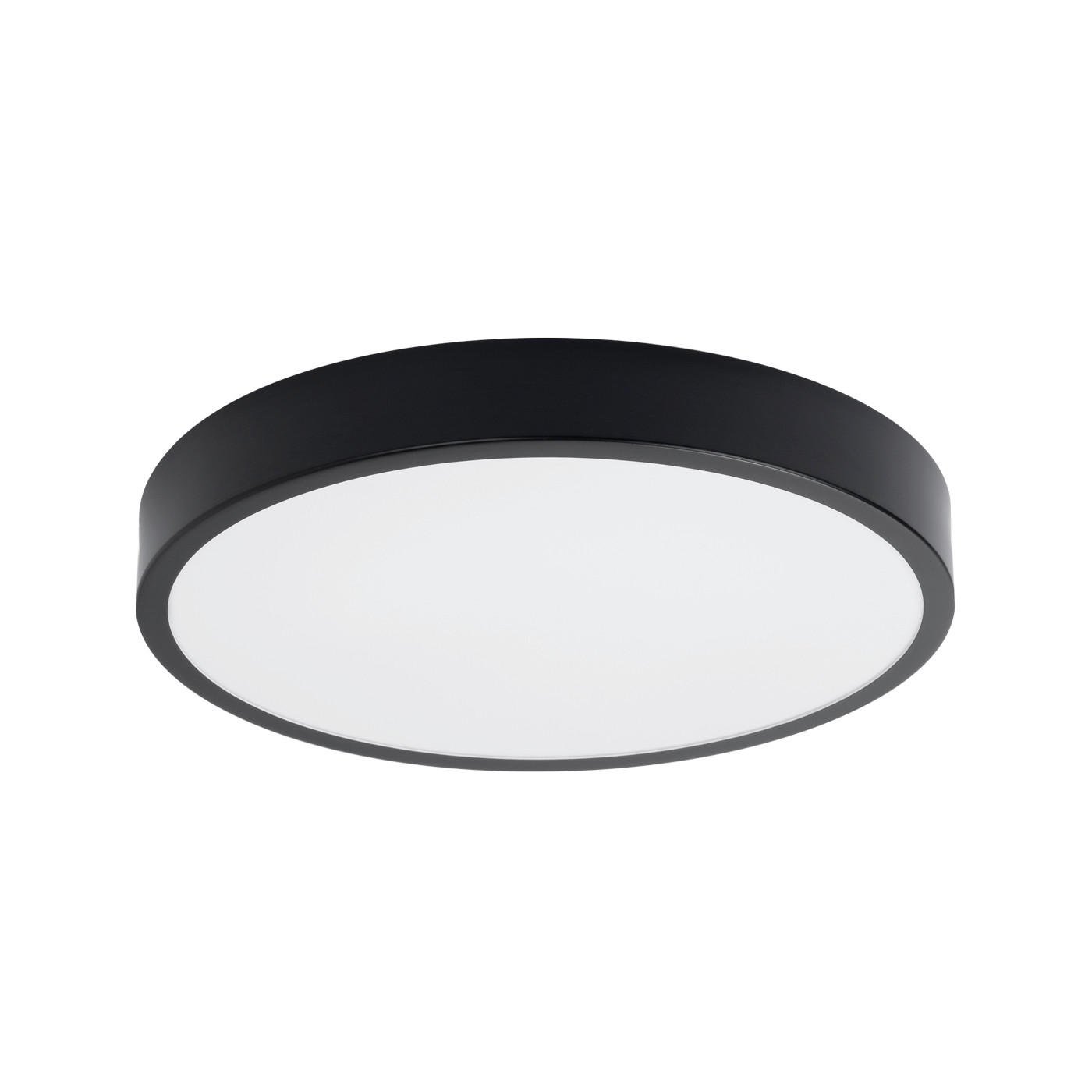 LED-DECKENLEUCHTE Onyx 50/50/6 cm  - Schwarz, Design, Metall (50/50/6cm)