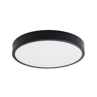 LED-DECKENLEUCHTE Onyx 50/50/6 cm  - Schwarz, Design, Metall (50/50/6cm)