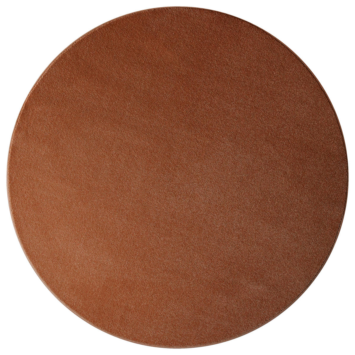 WEBTEPPICH  Wohnzimmer 120 cm Esprit Terracotta rund  - Terracotta, Basics, Textil (120cm) - Esprit