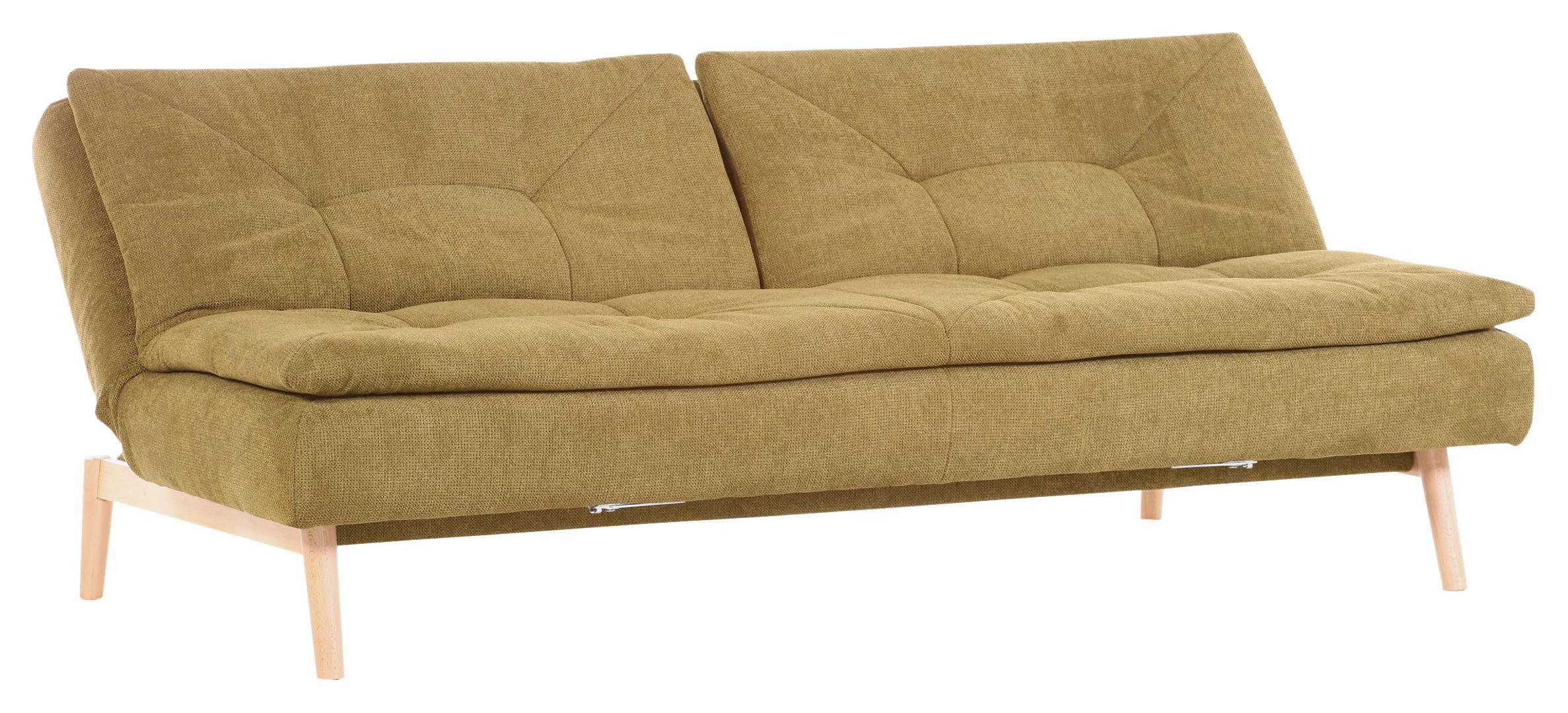Xora SCHLAFSOFA Flachgewebe Grün 