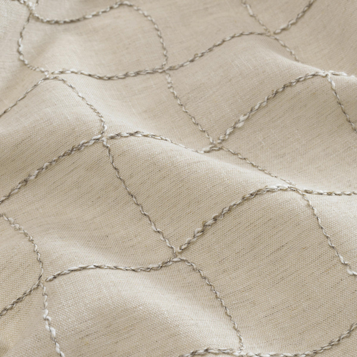 FERTIGVORHANG halbtransparent  - Beige, Basics, Textil (125/250cm) - Schöner Wohnen