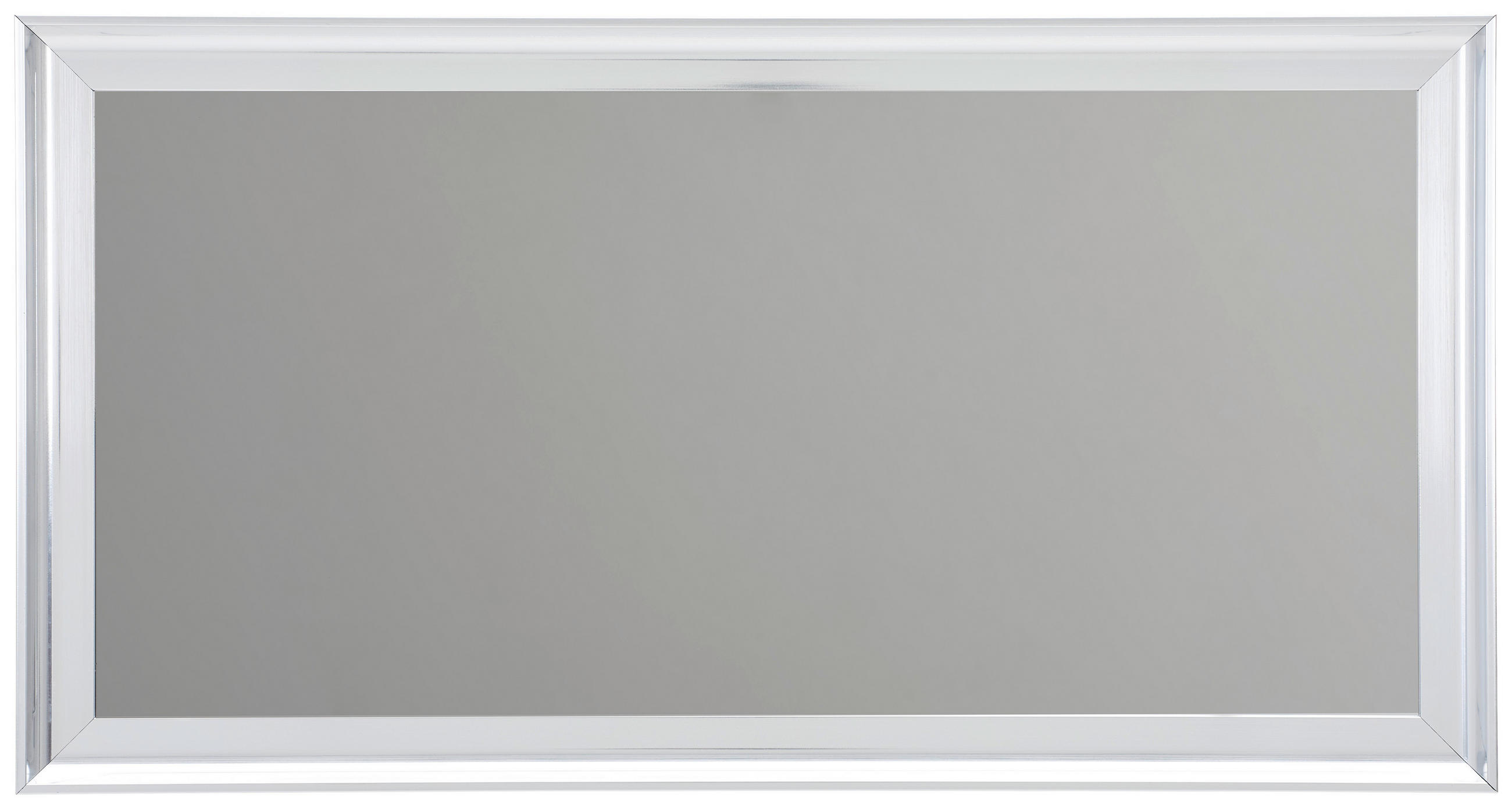 Carryhome Wandspiegel Silber 94x50x2 cm