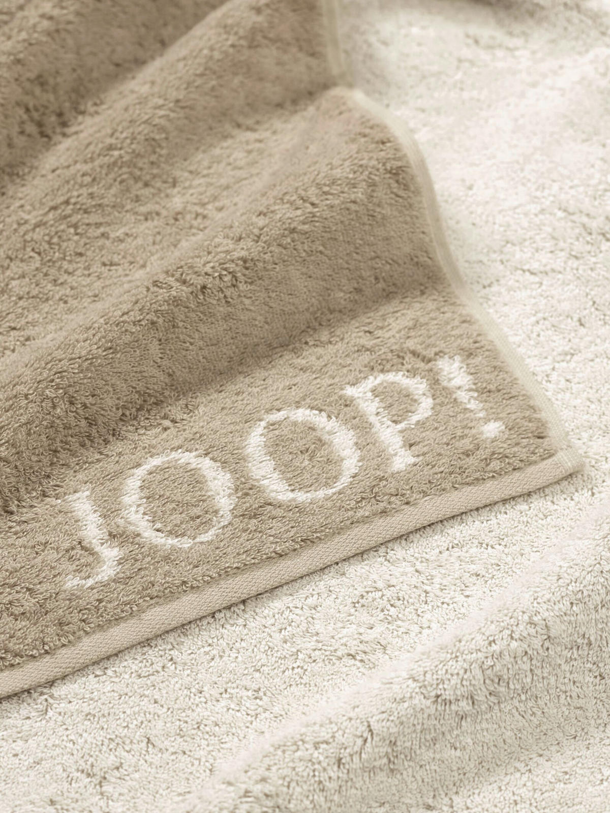 HANDTUCH CLASSIC DOUBLEFACE Sandfarben  - Sandfarben, Design, Textil (50/100cm) - Joop!