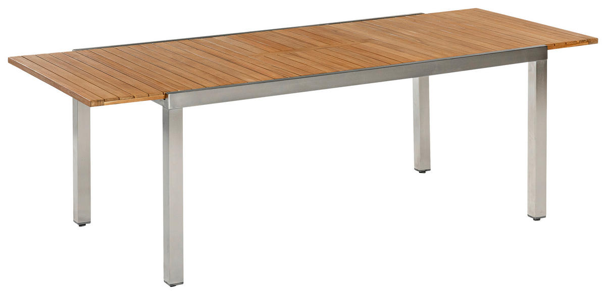 GARTENSET 9-teilig  - Silberfarben/Naturfarben, MODERN, Holz/Textil - Gardenson