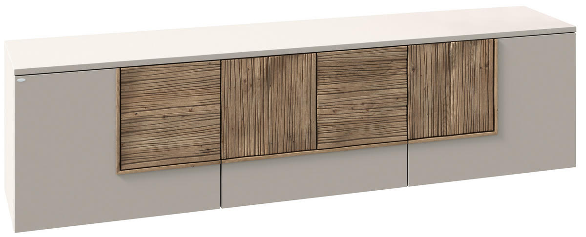 LOWBOARD Taupe, Wildeiche  191,9/52/44,9 cm  - Taupe/Wildeiche, Design, Holz/Holzwerkstoff (191,9/52/44,9cm) - Voglauer