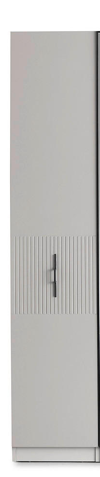 Dulap Cu Uși Rotative, 45/220/60 cm, gri - gri, Design, material pe bază de lemn (45/220/60cm) - Novel