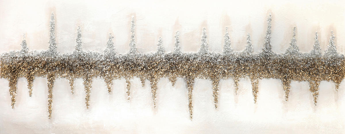 ÖLGEMÄLDE Abstraktes, Strukturen 180/70 cm  - Multicolor, LIFESTYLE, Holzwerkstoff/Textil (180/70cm) - Monee