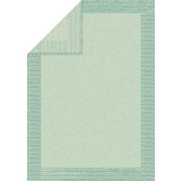 PLAID 140/200 cm  - Türkis, Natur, Textil (140/200cm) - Bio:Vio