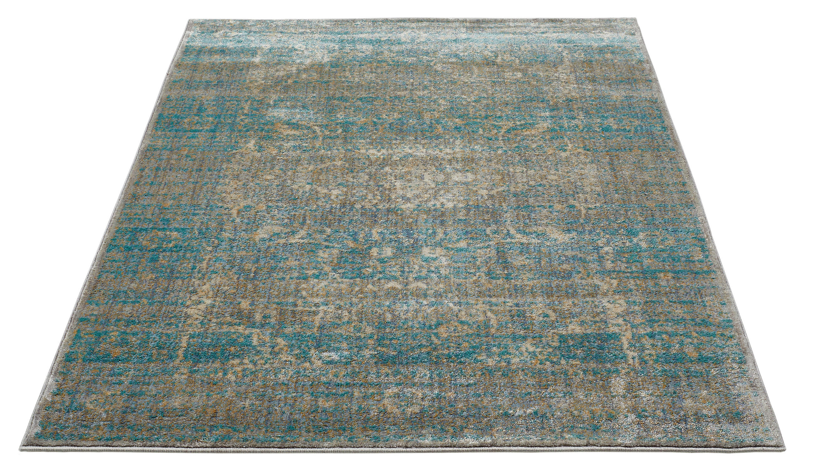 WEBTEPPICH 130/190 cm Belcanto Türkis  - Türkis, Design, Textil (130/190cm) - Novel