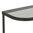 KONSOLENTISCH Schwarz  - Schwarz, Design, Glas/Metall (110/35/80cm) - Xora