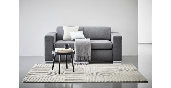 SCHLAFSOFA in Chenille Anthrazit  - Anthrazit/Silberfarben, KONVENTIONELL, Kunststoff/Textil (190/81/97,5cm) - Carryhome
