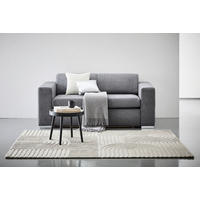 SCHLAFSOFA in Chenille Anthrazit  - Anthrazit/Silberfarben, KONVENTIONELL, Kunststoff/Textil (190/81/97,5cm) - Carryhome
