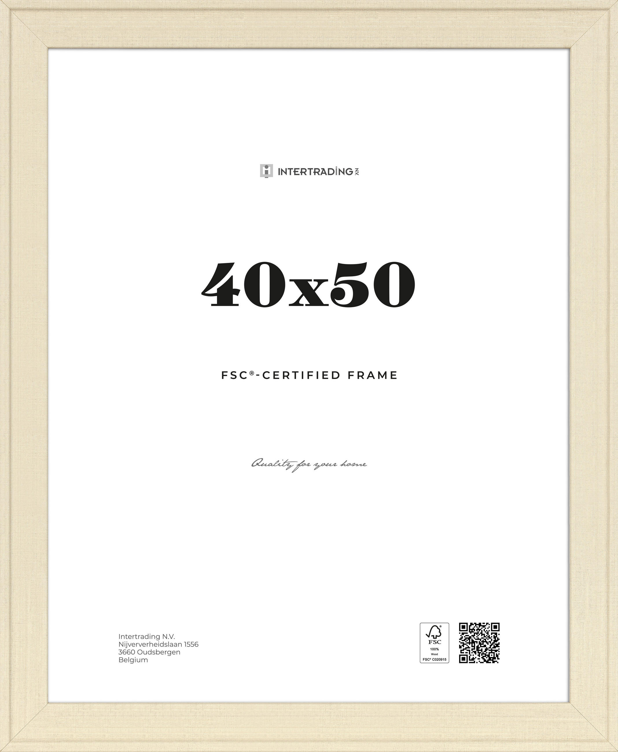 BILDERRAHMEN 46,2/1,6/56,2 cm  - Beige, Basics, Holzwerkstoff (46,2/1,6/56,2cm)