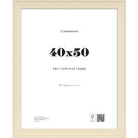 BILDERRAHMEN - Beige, Basics, Holzwerkstoff (46,2/1,6/56,2cm)