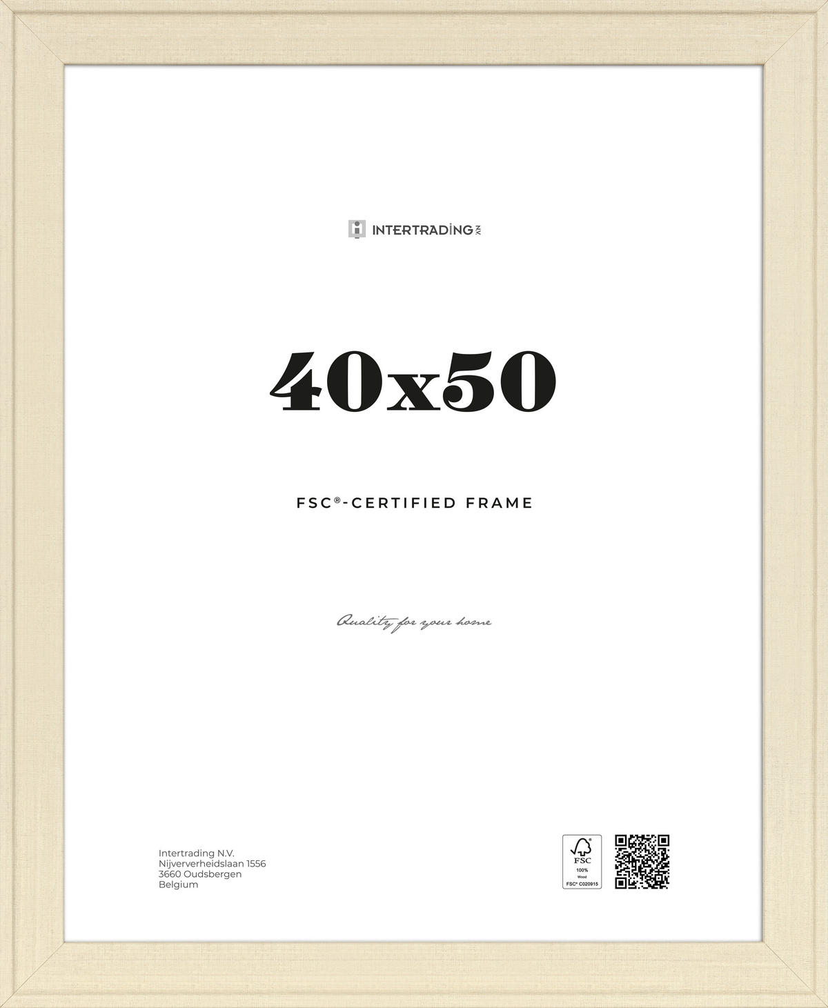 BILDERRAHMEN - Beige, Basics, Holzwerkstoff (46,2/1,6/56,2cm)