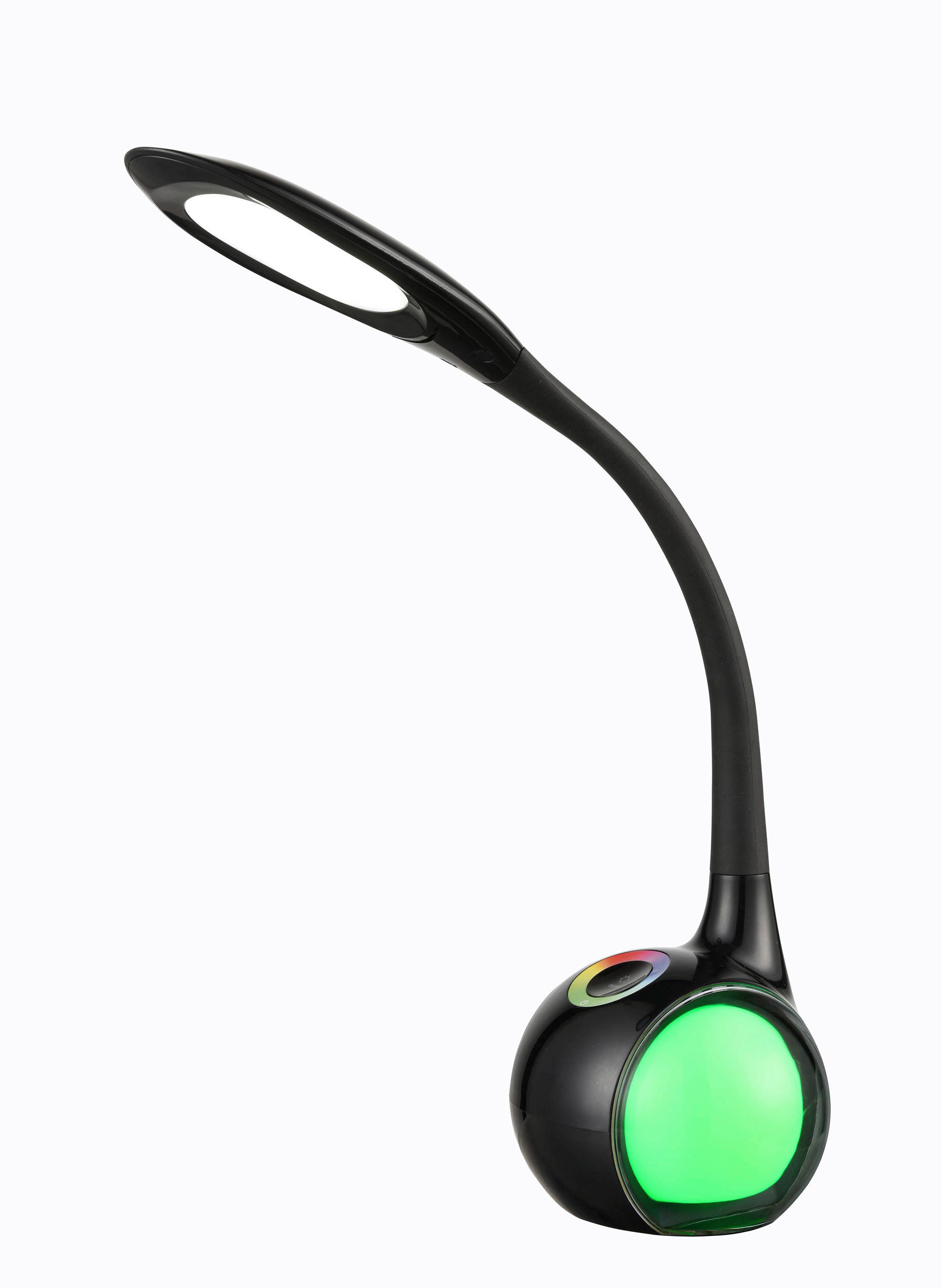 LED LAMPA NA PÍSACÍ STÔL, dotykový stmievač, 51 cm - čierna, Trend, plast (51cm) - Boxxx
