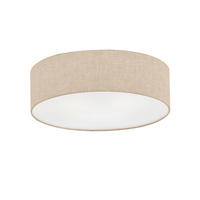 DECKENLEUCHTE THOR 40/12 cm   - Sandfarben, Design, Kunststoff/Textil (40/12cm) - Fischer & Honsel