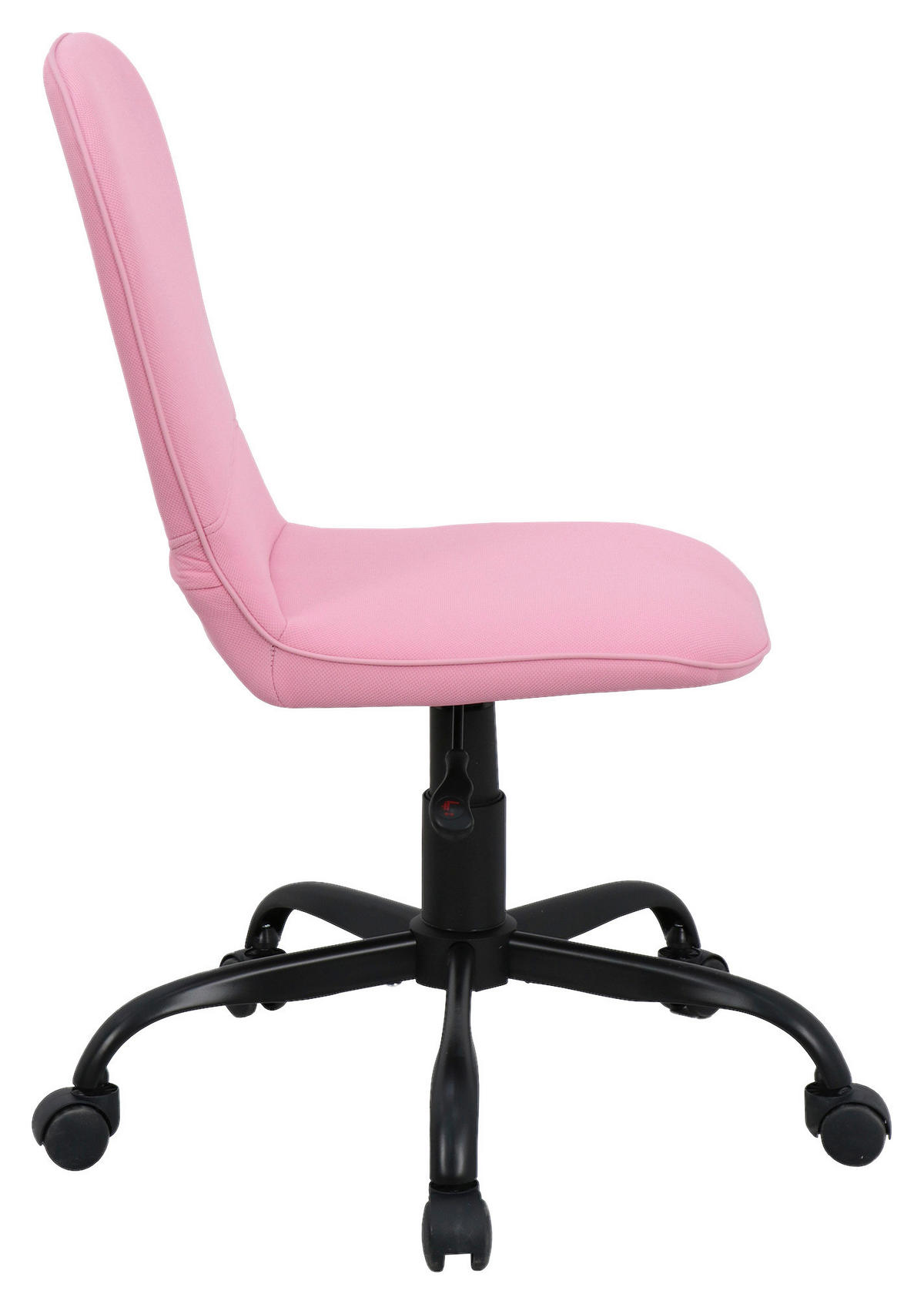 DREHSTUHL Webstoff Schwarz, Pink  - Pink/Schwarz, MODERN, Textil/Metall (42/95/54cm) - MID.YOU