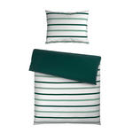 WENDEBETTWÄSCHE Satin 140/200 cm  - Grün, KONVENTIONELL, Textil (140/200cm) - Novel