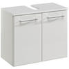WASCHBECKENUNTERSCHRANK 60/53/33 cm  - Chromfarben/Weiß Hochglanz, Basics, Holzwerkstoff/Metall (60/53/33cm) - Pelipal