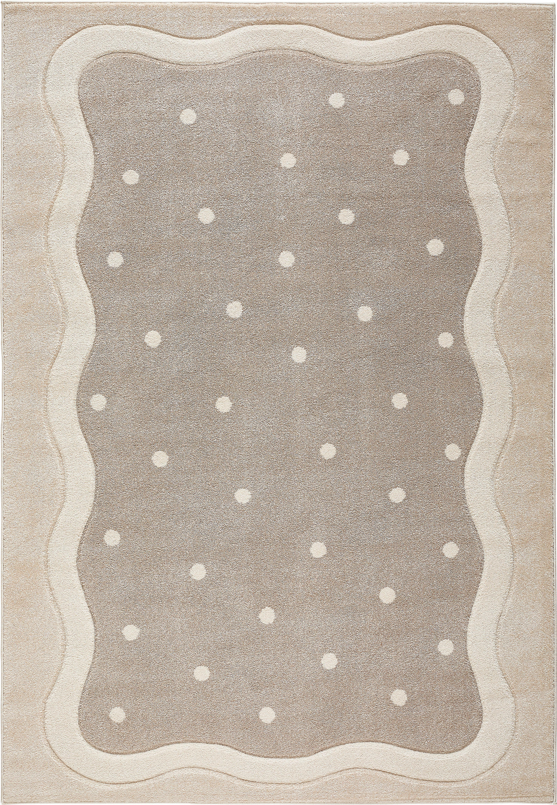 KINDERTEPPICH 80/150 cm  - Beige, Design, Textil (80/150cm) - Ben'n'jen