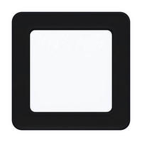 STROPNÍ LED SVÍTIDLO, 11,7/11,7/2,6 cm - bílá/černá, Basics, kov/plast (11,7/11,7/2,6cm) - Eglo