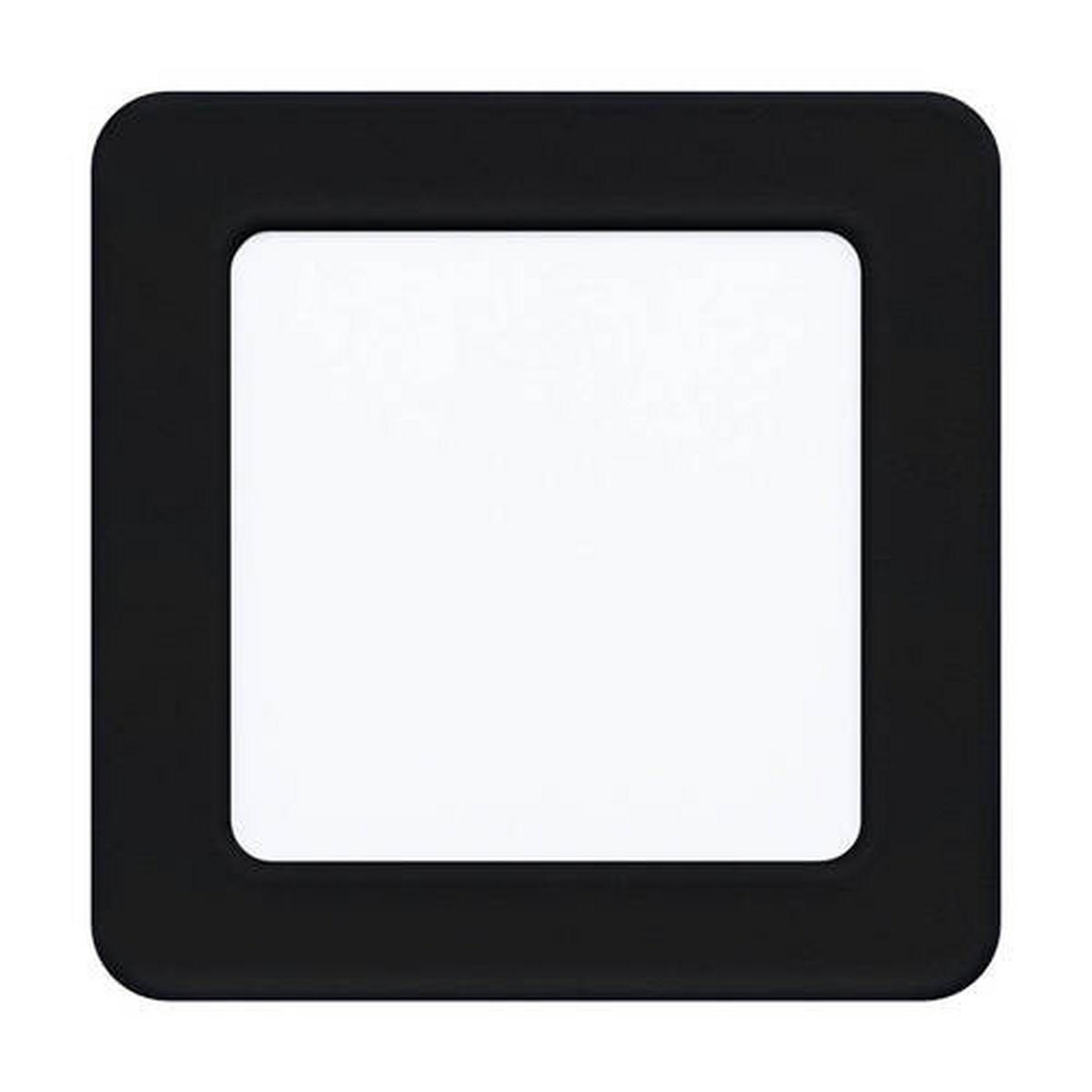 STROPNÍ LED SVÍTIDLO, 11,7/11,7/2,6 cm - bílá/černá, Basics, kov/plast (11,7/11,7/2,6cm) - Eglo