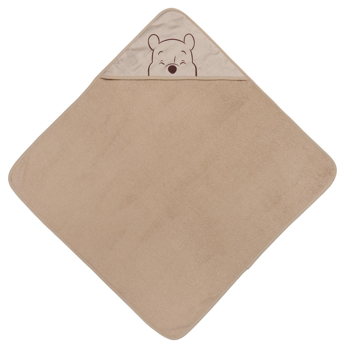 OSUŠKA S KAPUCÍ - béžová hnědá, Trend, textil (80/80cm) - Disney