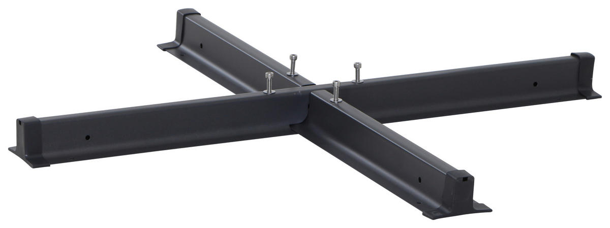 SONNENSCHIRMSTÄNDER Anthrazit  - Anthrazit, KONVENTIONELL, Metall (100/6/100cm) - Siena Garden