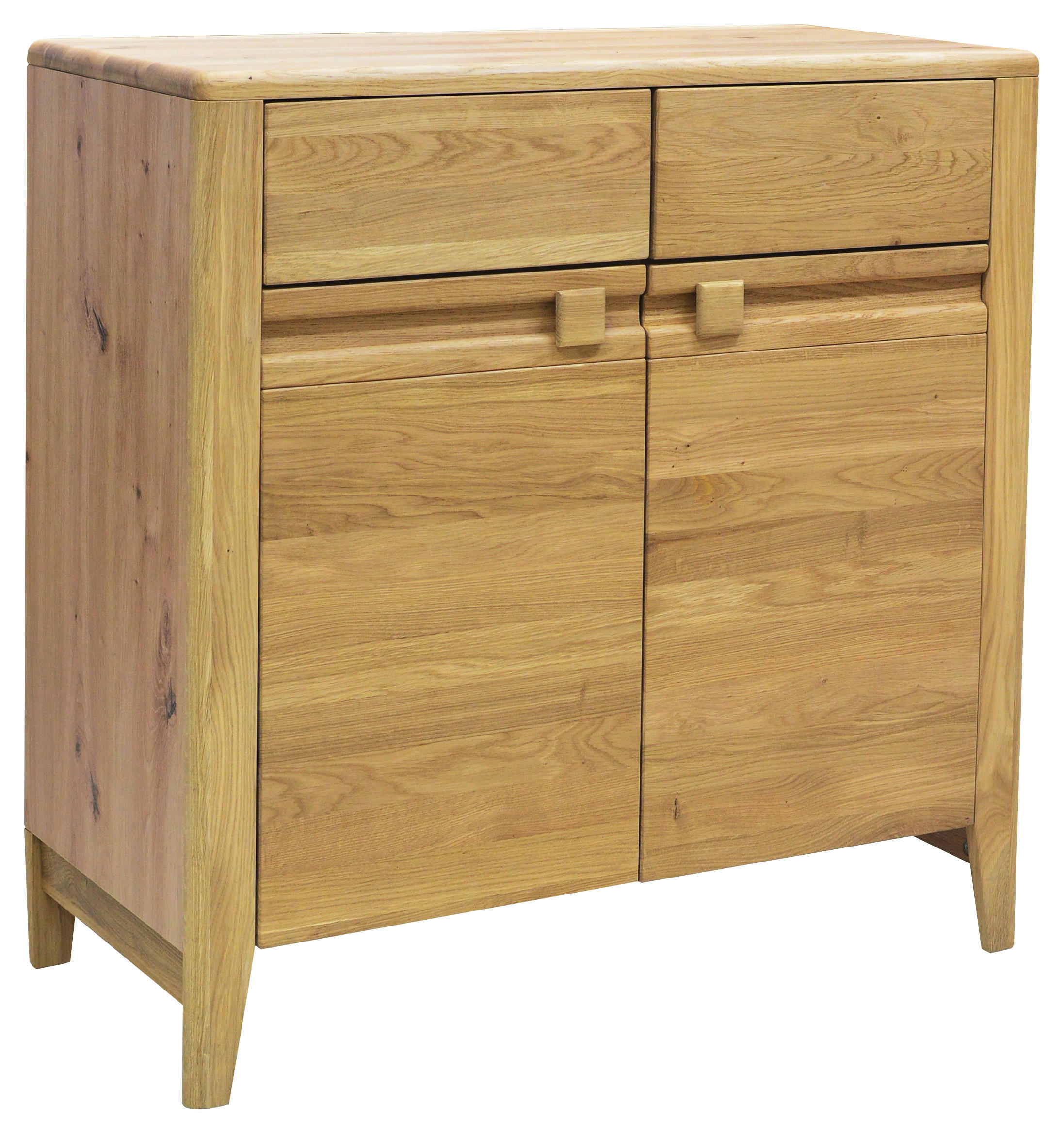 Linea Natura KOMODA, divoký dub, dub artisan, divoký dub, 92,6/92/42,7 cm