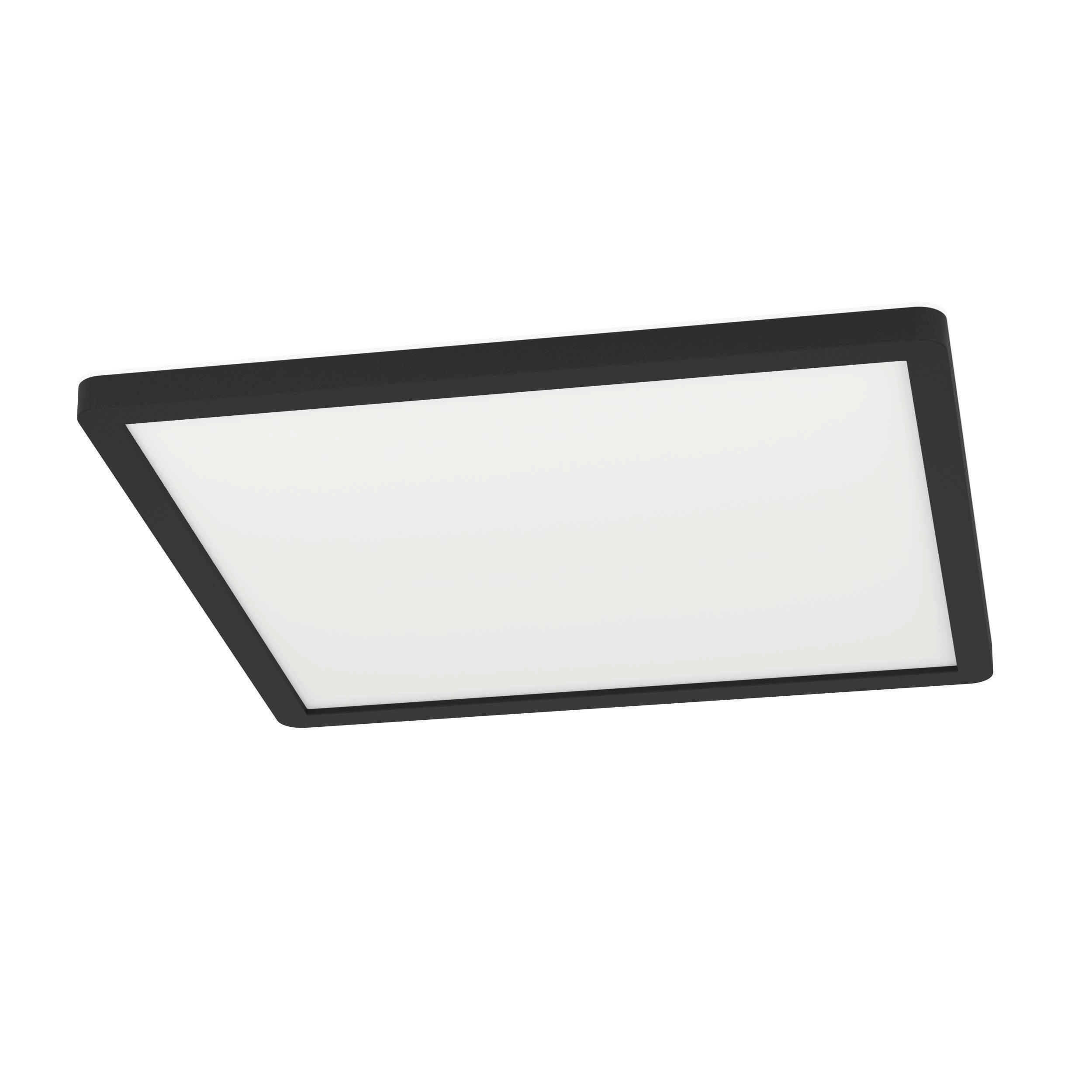 LED-PANEEL Rovito-Z 29,5/29,5/2,5 cm   - Schwarz/Weiß, Basics (29,5/29,5/2,5cm) - Eglo