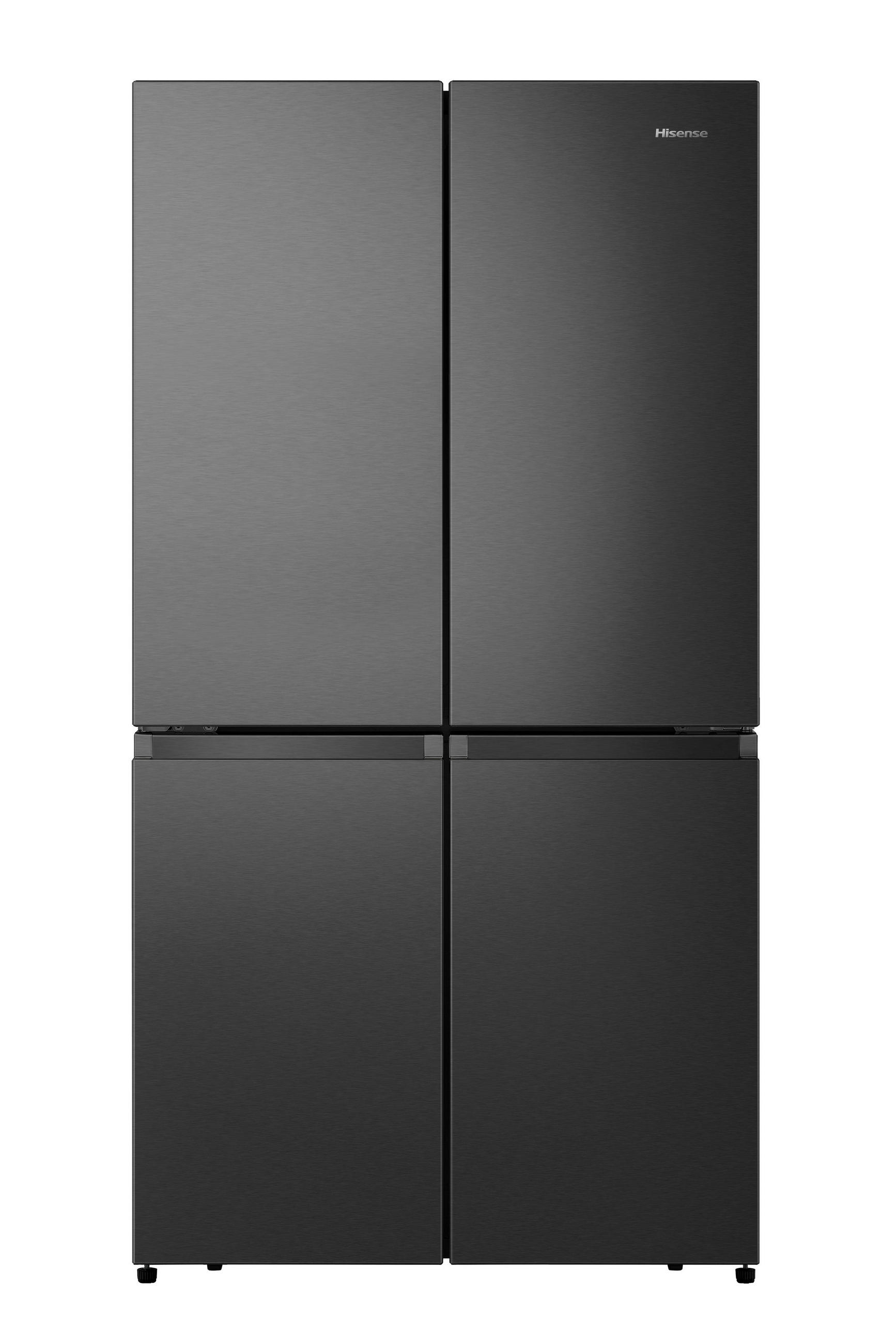 MULTI-DOOR 91,2/178,5/72,5 cm RQ758N4SAFE  - Schwarz, MODERN, Metall (91,2/178,5/72,5cm) - Hisense