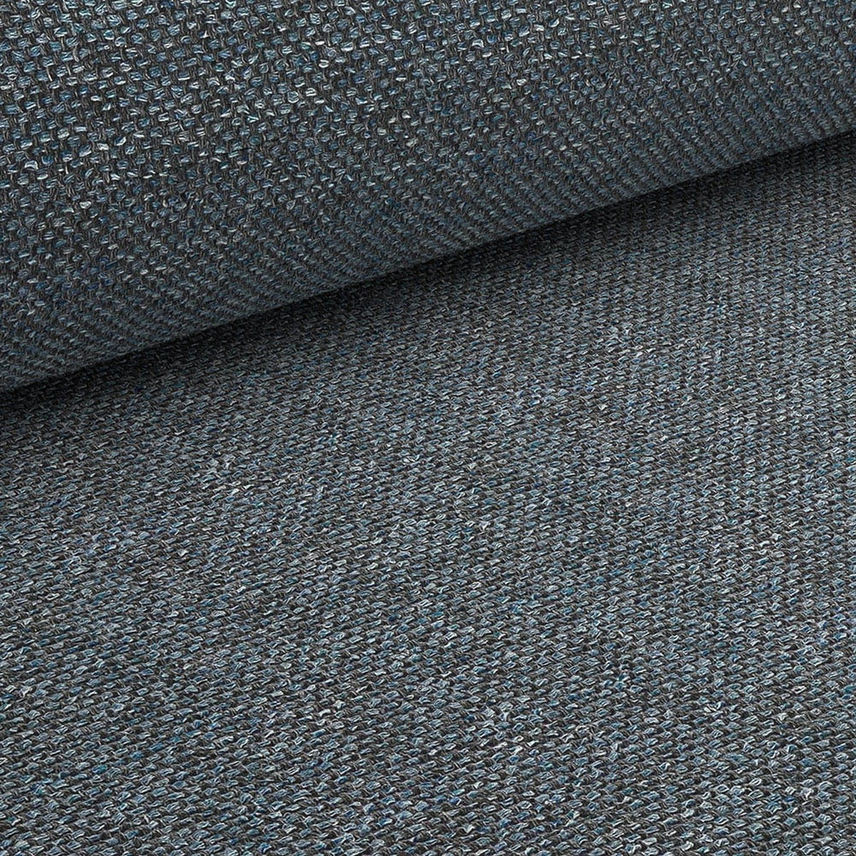 ROZKLADACIA POHOVKA, textil, modrosivá - čierna/modrosivá, Design, textil/plast (192/73/86cm) - MID.YOU