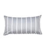 KISSENHÜLLE GENTANO 40/80 cm  - Platinfarben/Weiß, Design, Textil (40/80cm) - Janine