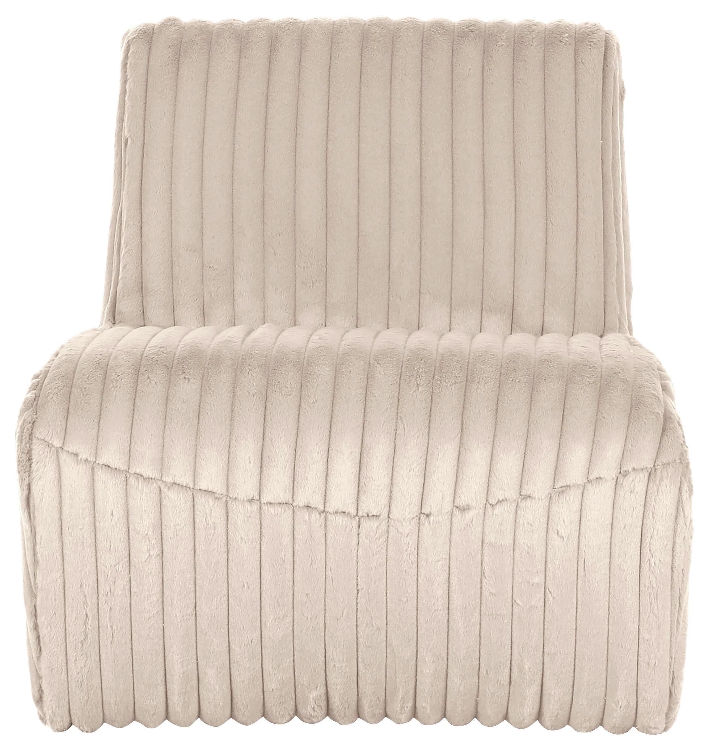 SESSEL Cord Creme    - Creme/Schwarz, KONVENTIONELL, Kunststoff/Textil (68/72/89cm) - Carryhome