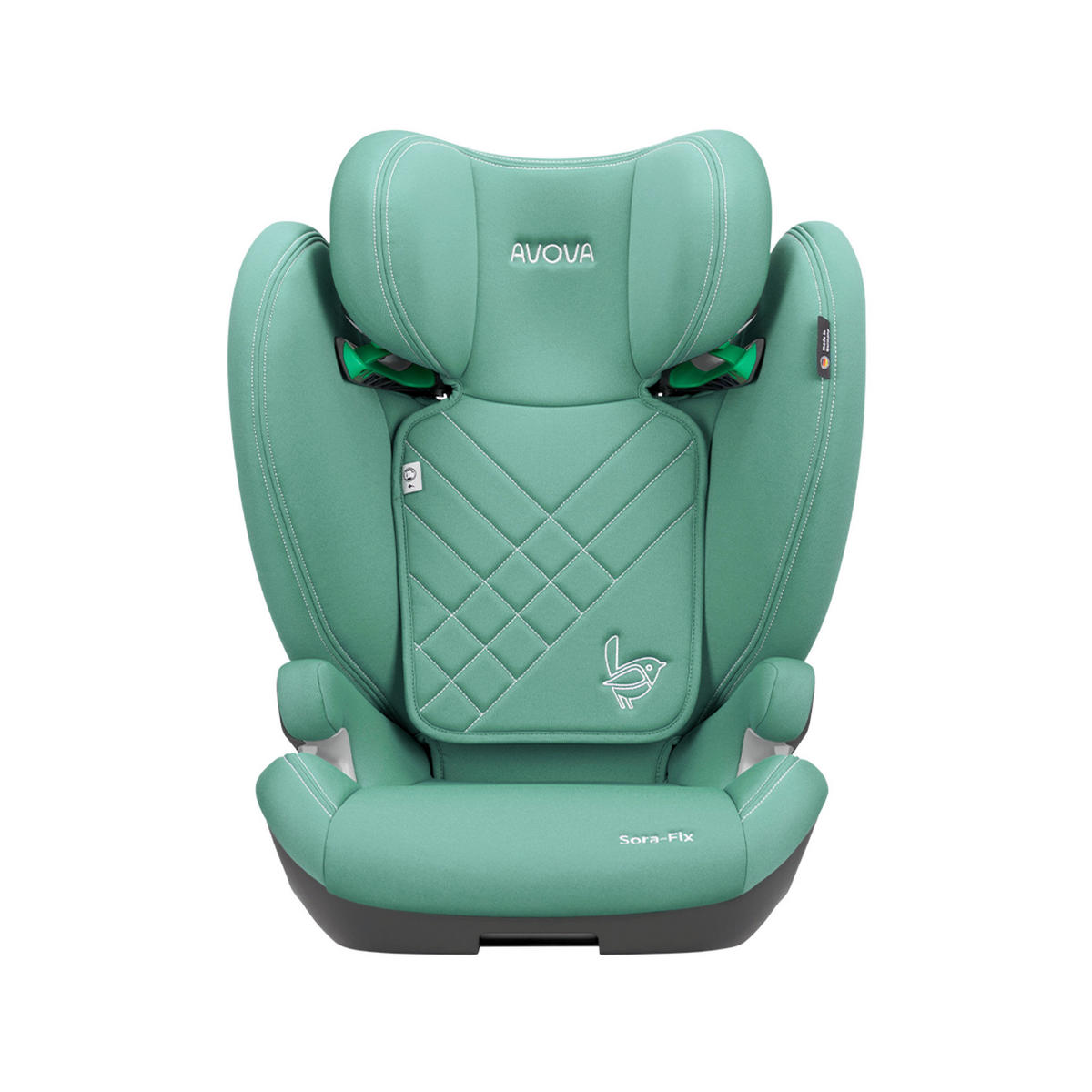 KINDERAUTOSITZ Sora Fix  - Limette, Basics, Kunststoff/Textil (52/41,5/63 - 83cm) - AVOVA
